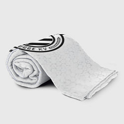 Плед флисовый Club Brugge sport на светлом фоне, цвет: 3D-велсофт — фото 2