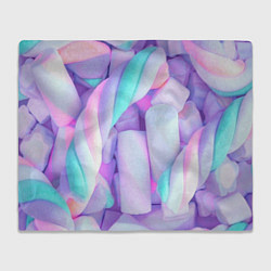 Плед флисовый Необычные конфеты, цвет: 3D-велсофт