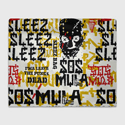 Плед флисовый ZillaKami x SosMula City Morgue - SosMula Poster, цвет: 3D-велсофт