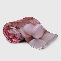 Плед флисовый Красные и розовые кексы, цвет: 3D-велсофт — фото 2