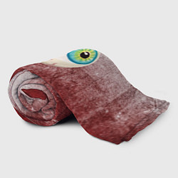 Плед флисовый Жуткий глаз, цвет: 3D-велсофт — фото 2