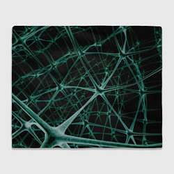 Плед флисовый Нейронная сетка, цвет: 3D-велсофт