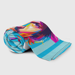 Плед флисовый Джонни Депп портрет, цвет: 3D-велсофт — фото 2