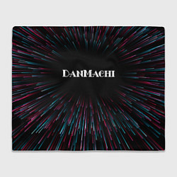 Плед флисовый DanMachi infinity, цвет: 3D-велсофт