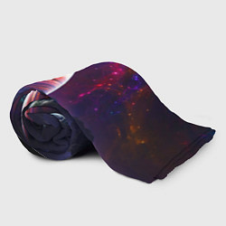 Плед флисовый Бесконечное космическое пространство - Планета, цвет: 3D-велсофт — фото 2