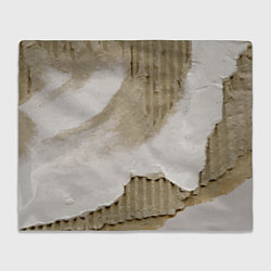 Плед флисовый Рваный гофрированный картон - Milano, цвет: 3D-велсофт
