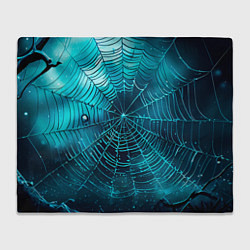 Плед флисовый Halloween паутина, цвет: 3D-велсофт