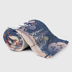Плед флисовый Зайчонок со штангой, цвет: 3D-велсофт — фото 2