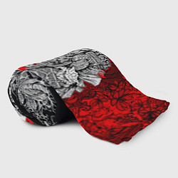 Плед флисовый Самурай и драконы, цвет: 3D-велсофт — фото 2