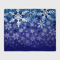 Плед флисовый Сказочный снегопад, цвет: 3D-велсофт