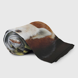 Плед флисовый Красная панда ждёт, цвет: 3D-велсофт — фото 2