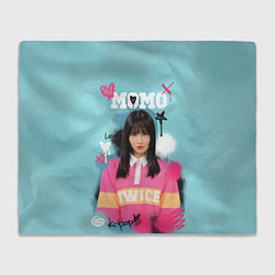 Плед флисовый K - pop Momo, цвет: 3D-велсофт