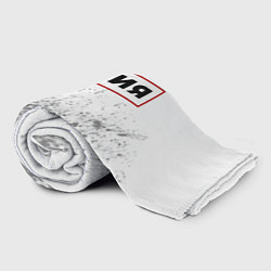 Плед флисовый Юлия - в красной рамке на светлом, цвет: 3D-велсофт — фото 2