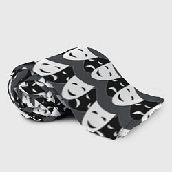 Плед флисовый Две маски, цвет: 3D-велсофт — фото 2