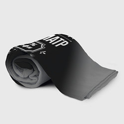 Плед флисовый Лучший педиатр - 100% профи на тёмном фоне, цвет: 3D-велсофт — фото 2