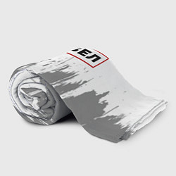 Плед флисовый Павел - в красной рамке на светлом, цвет: 3D-велсофт — фото 2