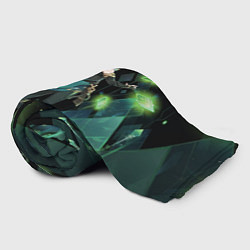 Плед флисовый Аль-Хайтам - взрыв стихий, цвет: 3D-велсофт — фото 2
