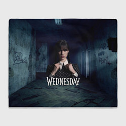 Плед флисовый Wednesday dark, цвет: 3D-велсофт