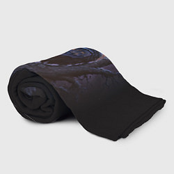 Плед флисовый Ворон во мраке, цвет: 3D-велсофт — фото 2