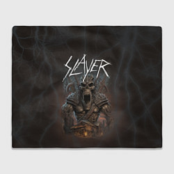 Плед флисовый Slayer rock monster, цвет: 3D-велсофт