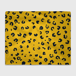 Плед флисовый Леопардик, цвет: 3D-велсофт