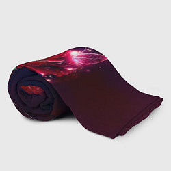 Плед флисовый Розы с огоньками, цвет: 3D-велсофт — фото 2