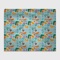 Плед флисовый Geometric pattern, цвет: 3D-велсофт