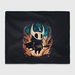 Плед флисовый Hollow Knight c посохом, цвет: 3D-велсофт