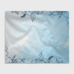 Плед флисовый Морозные узоры, цвет: 3D-велсофт