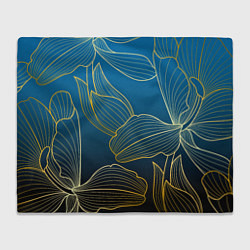 Плед флисовый Vanguard floral pattern, цвет: 3D-велсофт