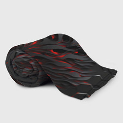 Плед флисовый Объемное черное пламя, цвет: 3D-велсофт — фото 2
