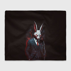 Плед флисовый Devil rabbit, цвет: 3D-велсофт