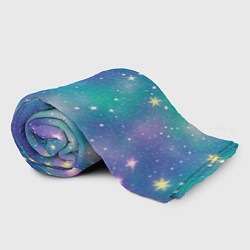 Плед флисовый Космическое сияние волшебное, цвет: 3D-велсофт — фото 2