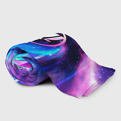 Плед флисовый Lifan неоновый космос, цвет: 3D-велсофт — фото 2