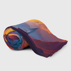 Плед флисовый Парус на закате, цвет: 3D-велсофт — фото 2