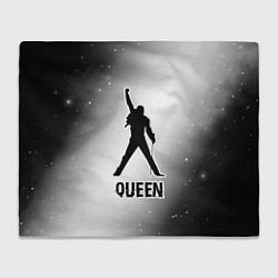 Плед флисовый Queen glitch на светлом фоне, цвет: 3D-велсофт