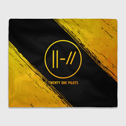 Плед Twenty One Pilots - gold gradient