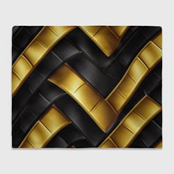 Плед Gold black luxury