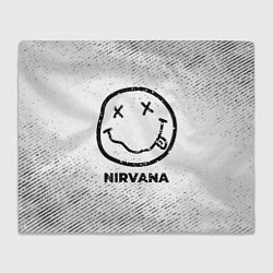 Плед флисовый Nirvana с потертостями на светлом фоне, цвет: 3D-велсофт
