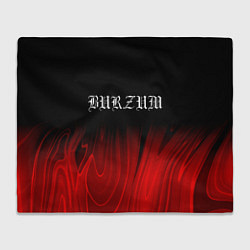 Плед флисовый Burzum red plasma, цвет: 3D-велсофт