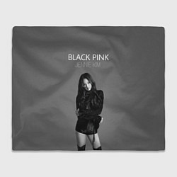 Плед флисовый Blackpink - Jennie Kim, цвет: 3D-велсофт