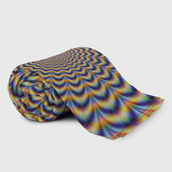 Плед флисовый Гипнотический рисунок, цвет: 3D-велсофт — фото 2