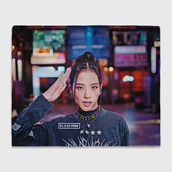 Плед флисовый Jisoo blackpink, цвет: 3D-велсофт