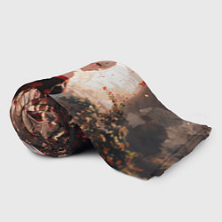 Плед флисовый Японская девушка при закате солнца, цвет: 3D-велсофт — фото 2