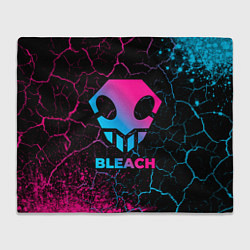 Плед флисовый Bleach - neon gradient, цвет: 3D-велсофт