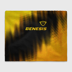 Плед Genesis - gold gradient: символ сверху