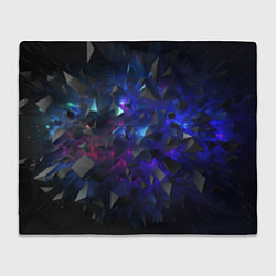 Плед флисовый Обломки камней, цвет: 3D-велсофт