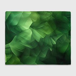 Плед флисовый Green lighting background, цвет: 3D-велсофт