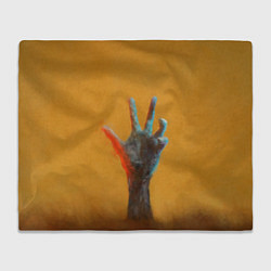 Плед флисовый Рука зомби, цвет: 3D-велсофт