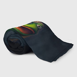 Плед флисовый Пепе в парике, цвет: 3D-велсофт — фото 2